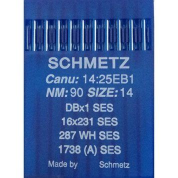 Голки Schmetz DBx1 №90/14 SES (уп.10шт) 1557 фото