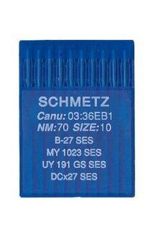 Голки Schmetz B-27 №70/10 SES (уп.10шт) 1567 фото