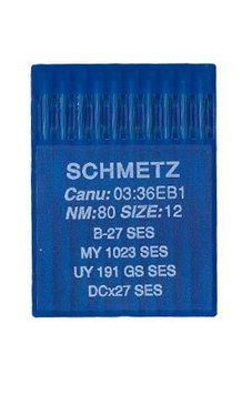 Голки Schmetz B-27 №80/12 SES (уп.10шт) 1568 фото