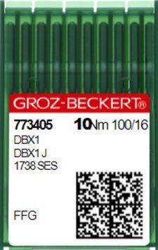 Иглы GROZ-BECKERT DB*1 № 100 R (уп.10шт.) 1584 фото