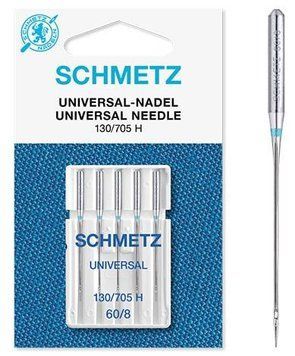 Иглы Schmetz Universal 130/705 H № 60 (уп.5 шт.) 1534 фото