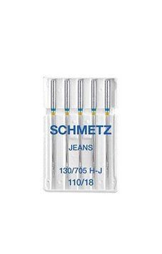 Иглы Schmetz Jeans 130/705 H-J № 110 (уп.5 шт.) 1495 фото